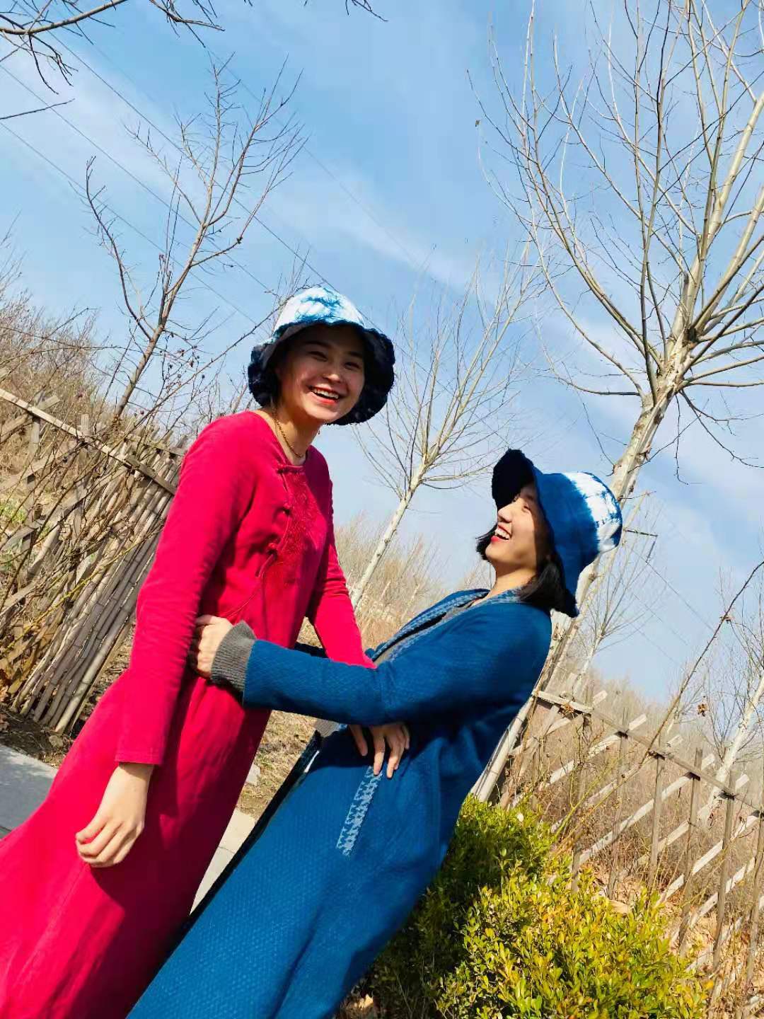藍染漁夫帽